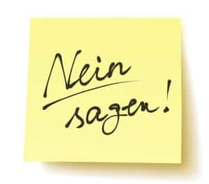 Nein sagen